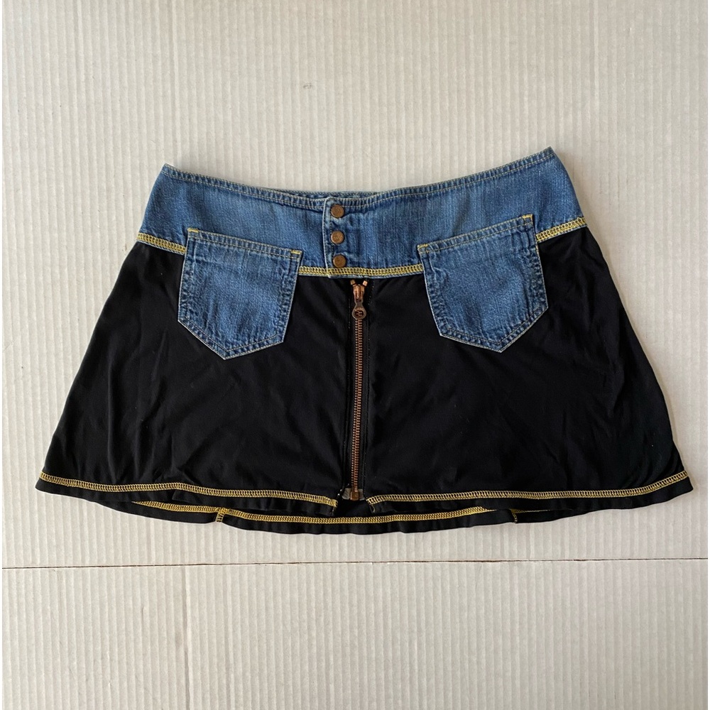 VINTAGE RARE Y2K Diesel Low Waist Mini Skirt Size 28